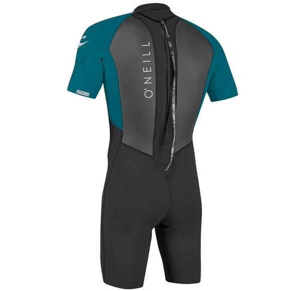 O'NEILL Size Men's Large Reactor-2 2MM Back Zip S/S Spring Wetsuit Swimwear - Picture 2 of 8